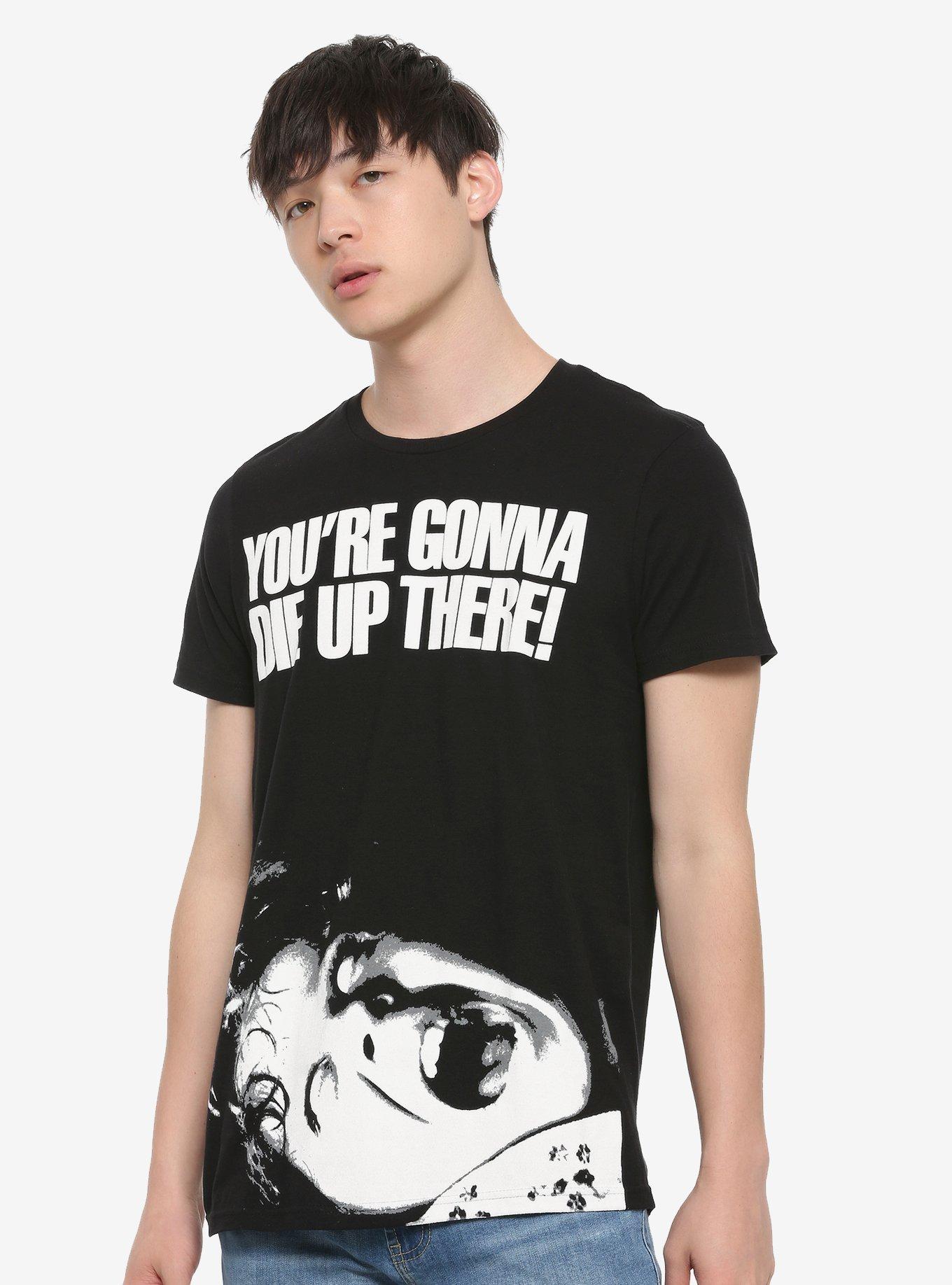 The Exorcist You're Gonna Die Up There T-Shirt, WHITE, alternate