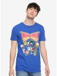 My Hero Academia X Hello Kitty And Friends Characters T-Shirt, BLUE, alternate