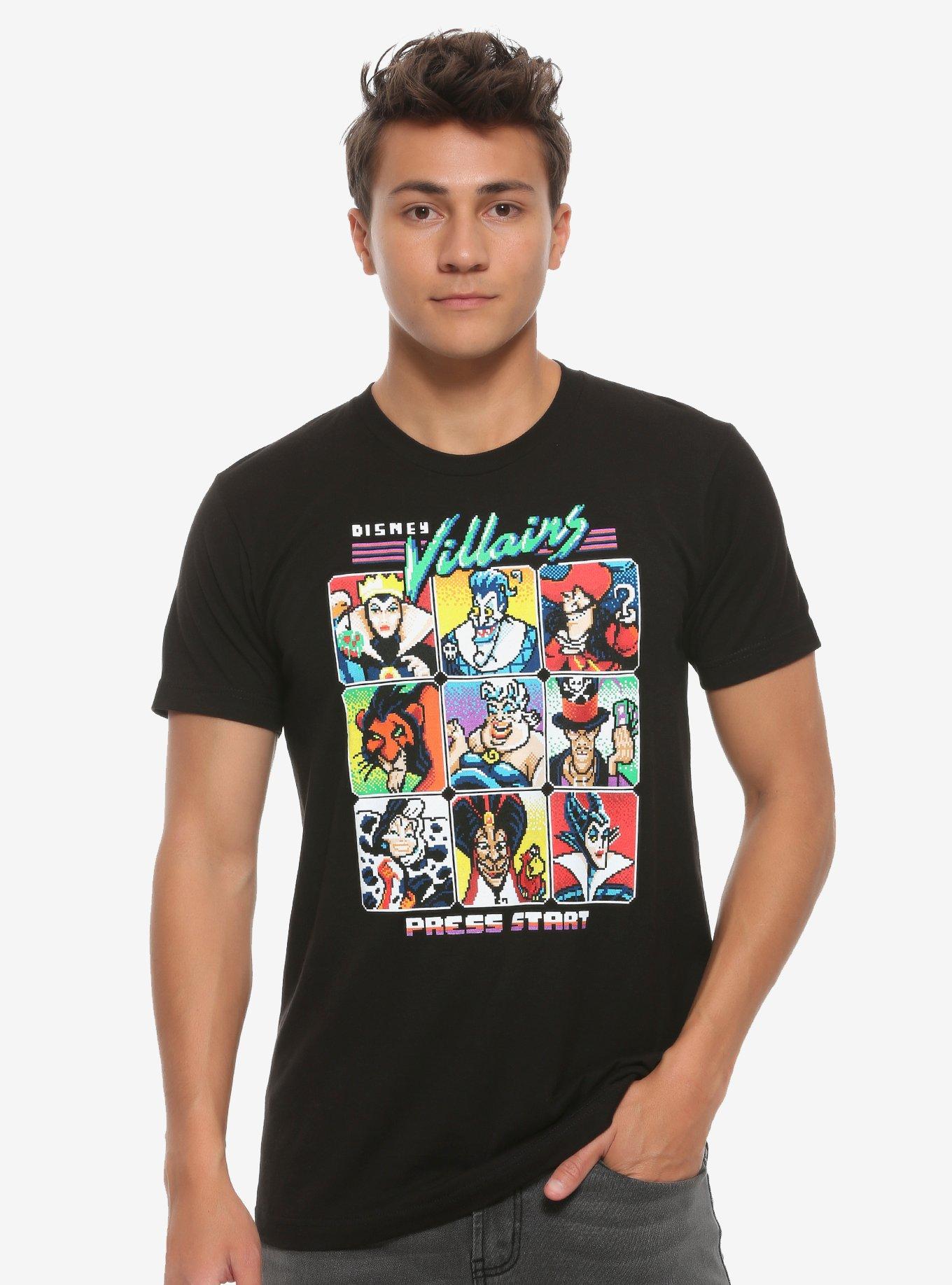 Disney Villains Player Select T-Shirt, MULTI, alternate