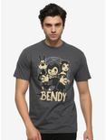 Bendy And The Dark Revival Trio T-Shirt, GREY, alternate