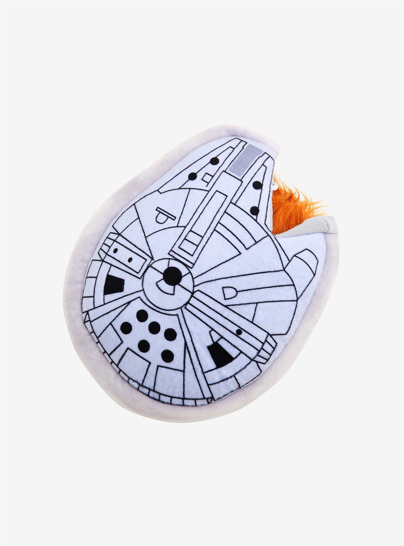 Star Wars Chewbacca & Millennium Falcon Stuffer Squeaky Dog Toy, , alternate