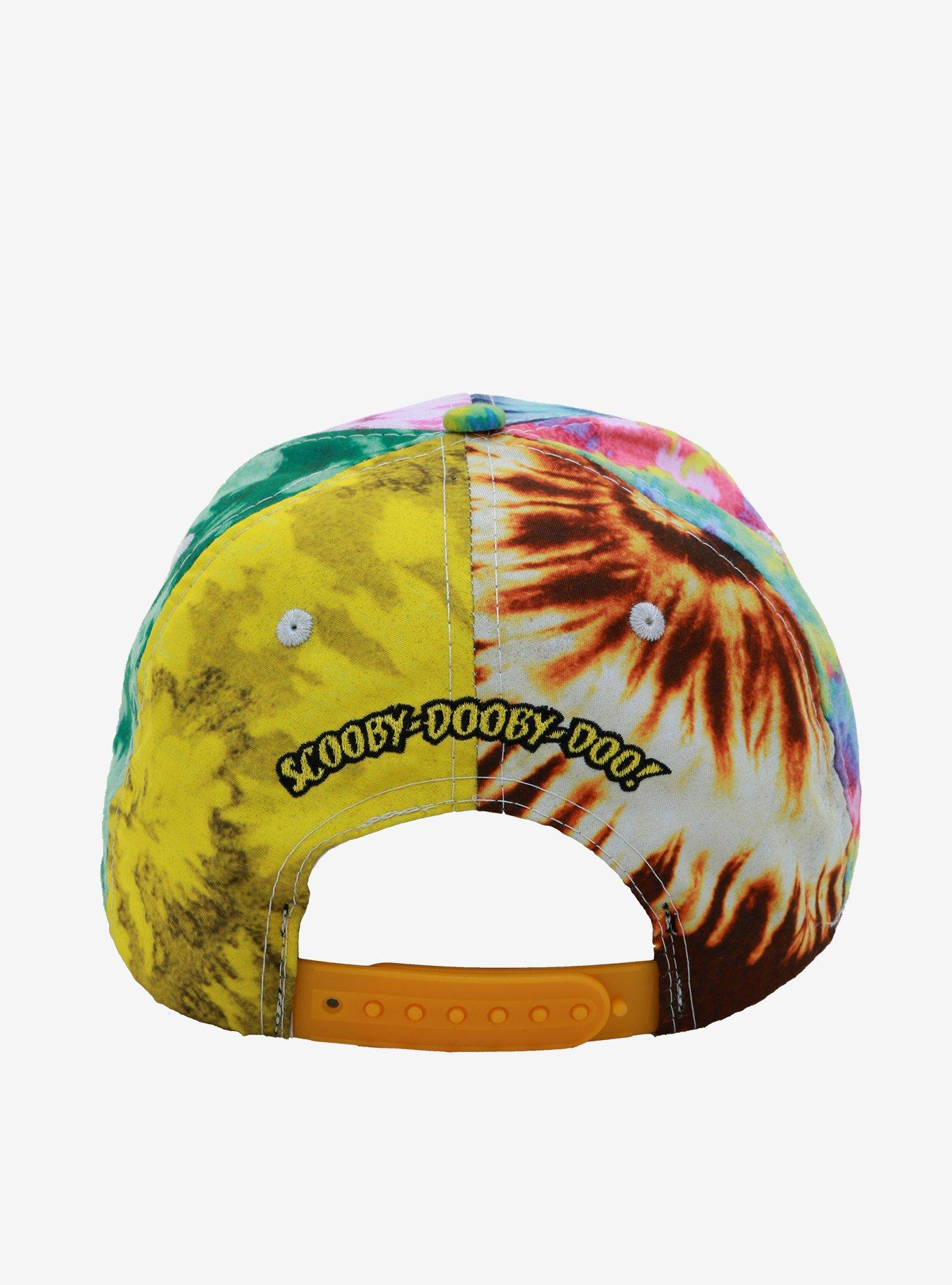 Scooby-Doo Tie-Dye Curved Snapback Hat | Hot Topic