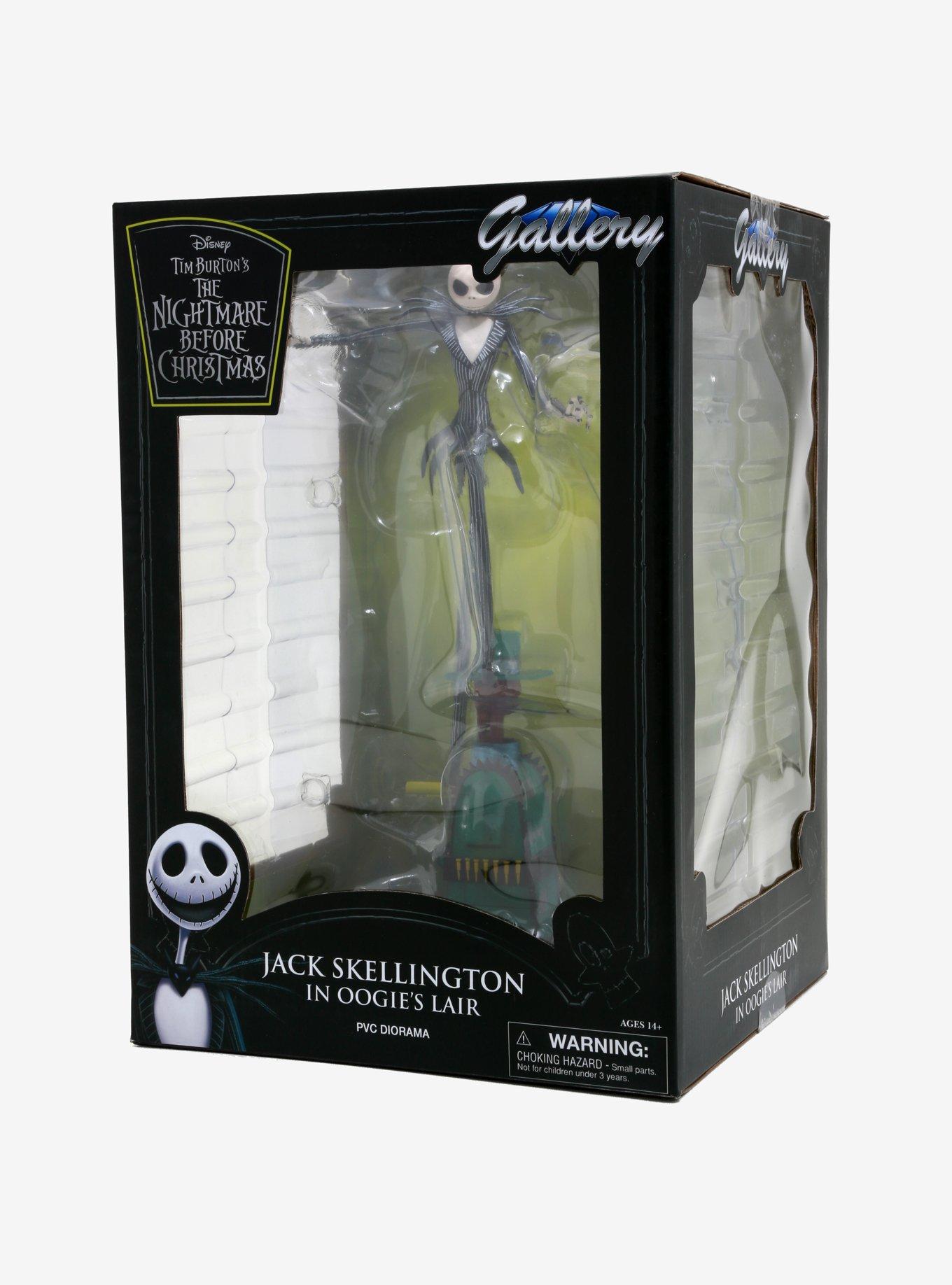 The Nightmare Before Christmas Gallery Jack Skellington In Oogie's Lair PVC Diorama Collectible Figure, , alternate