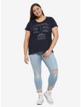 The Office Kelly Kapoor's Guide To Trash Talk & Smash Talk Girls T-Shirt Plus Size, WHITE, alternate