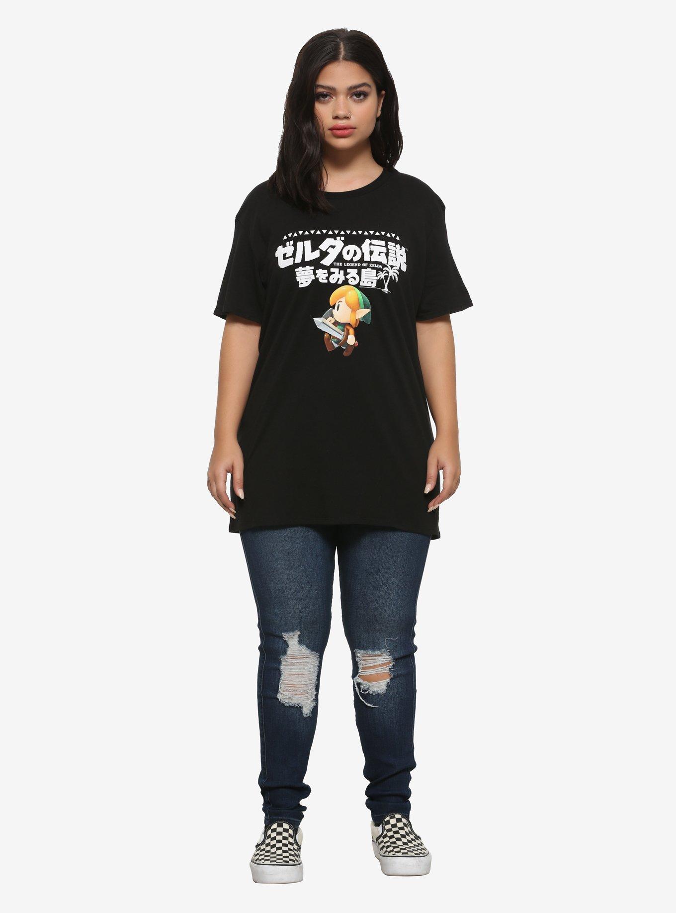 The Legend Of Zelda: Link's Awakening Poster Girls T-Shirt Plus Size, , alternate