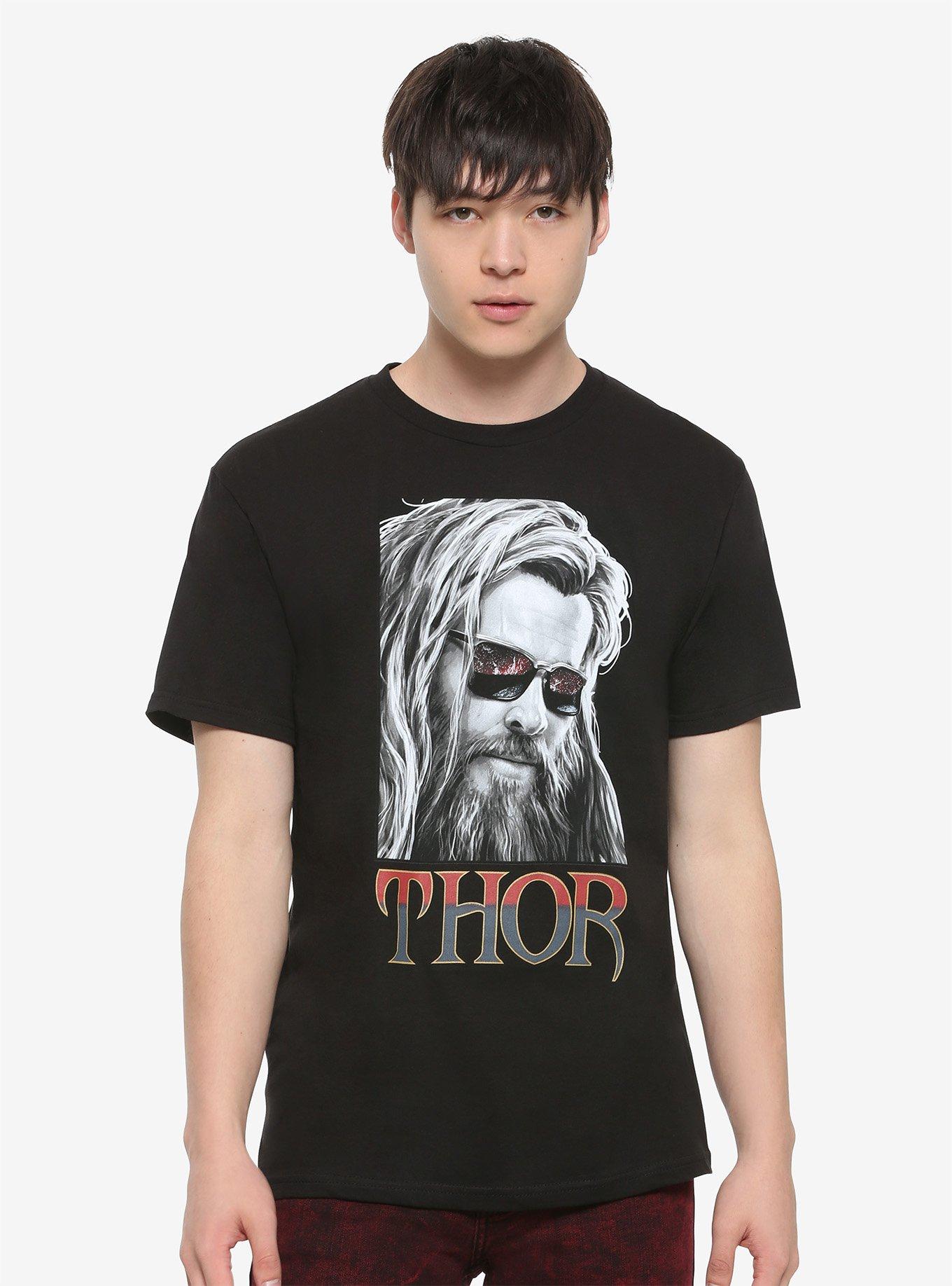 Marvel Avengers: Endgame Thor Portrait T-Shirt, GREY, alternate - view 2