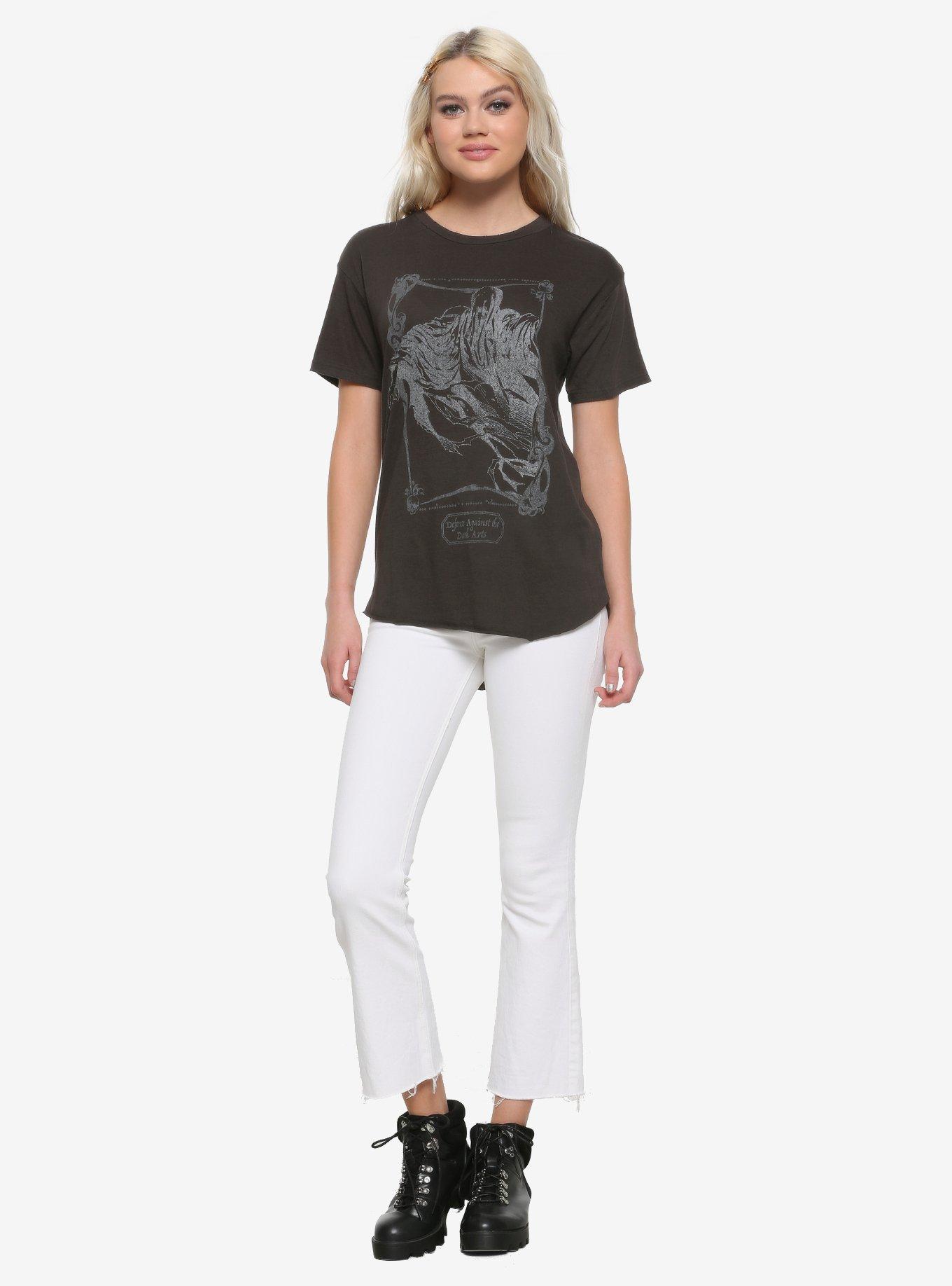 Harry Potter Dementor Distressed Girls T-Shirt, GREY, alternate