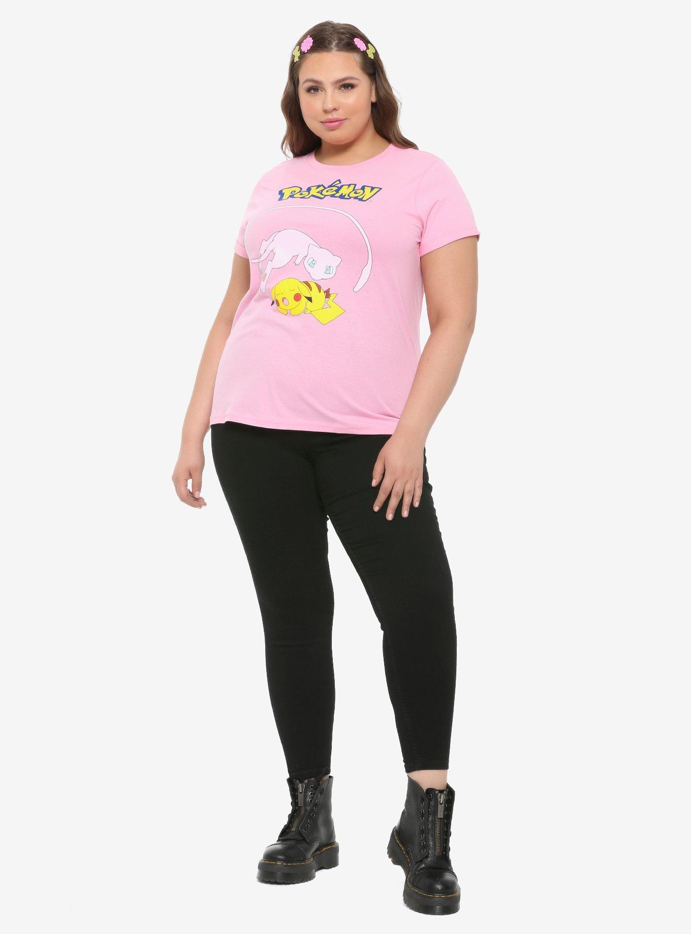 Pokemon Mew & Pikachu Girls T-Shirt Plus Size, MULTI, alternate