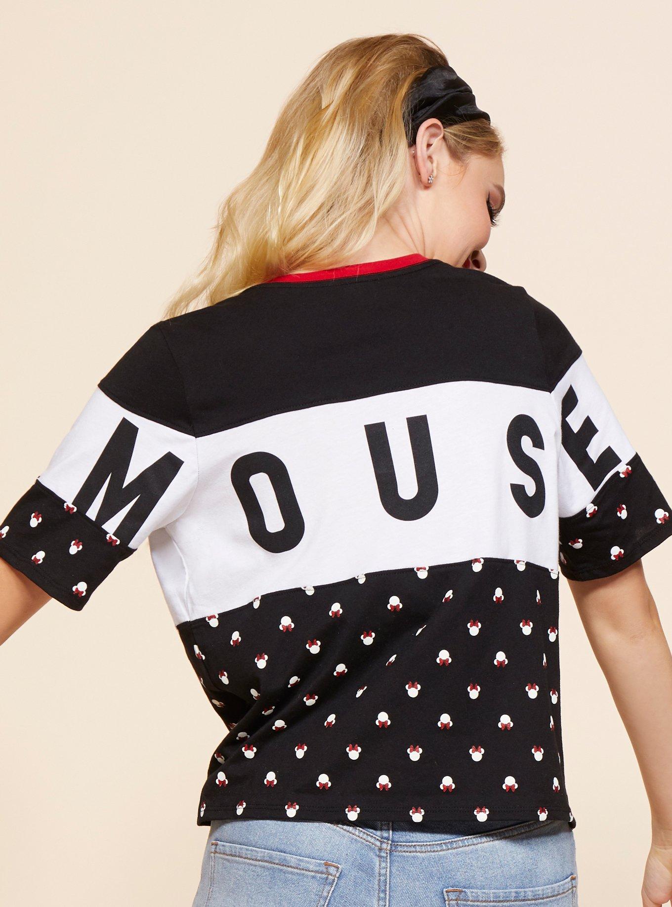 Her Universe Disney Minnie Mouse Crop T-Shirt, MULTI, alternate