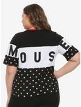Her Universe Disney Minnie Mouse Crop T-Shirt Plus Size, MULTI, alternate