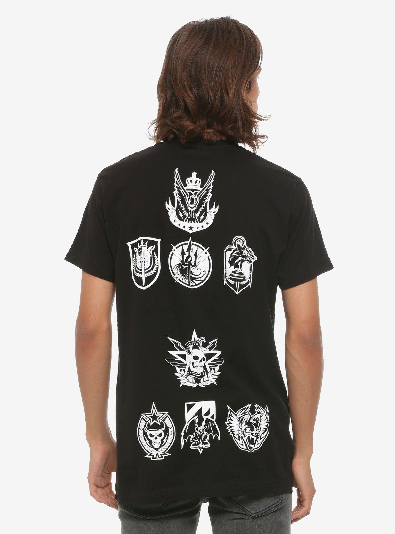 Call Of Duty: Modern Warfare Faction Icons T-Shirt, BLACK, alternate