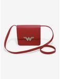 DC Comics Wonder Woman Metal Logo Crossbody Bag, , alternate