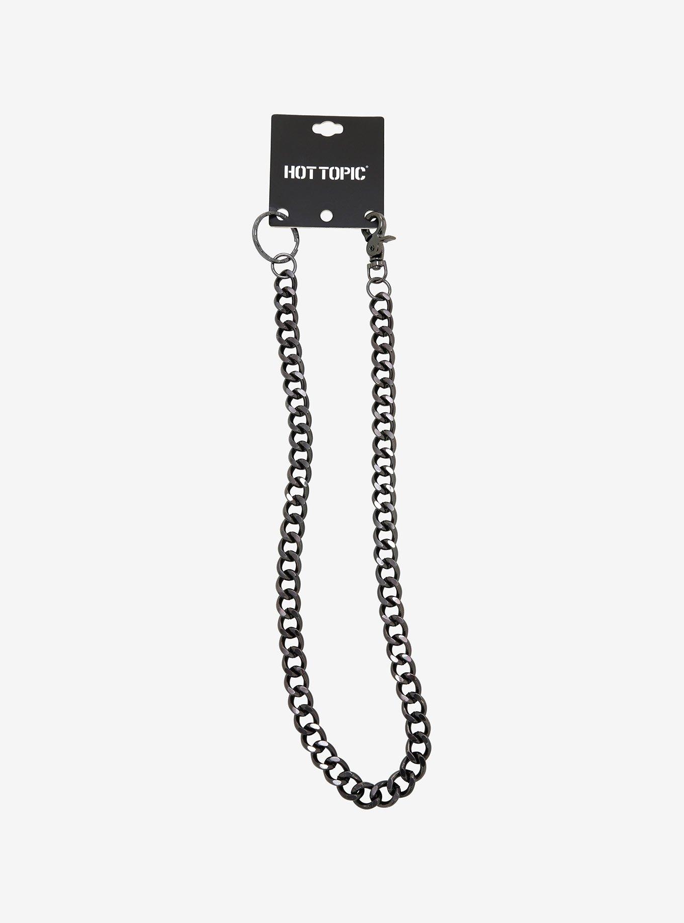 Gunmetal 24 Inch Basic Wallet Chain, , alternate