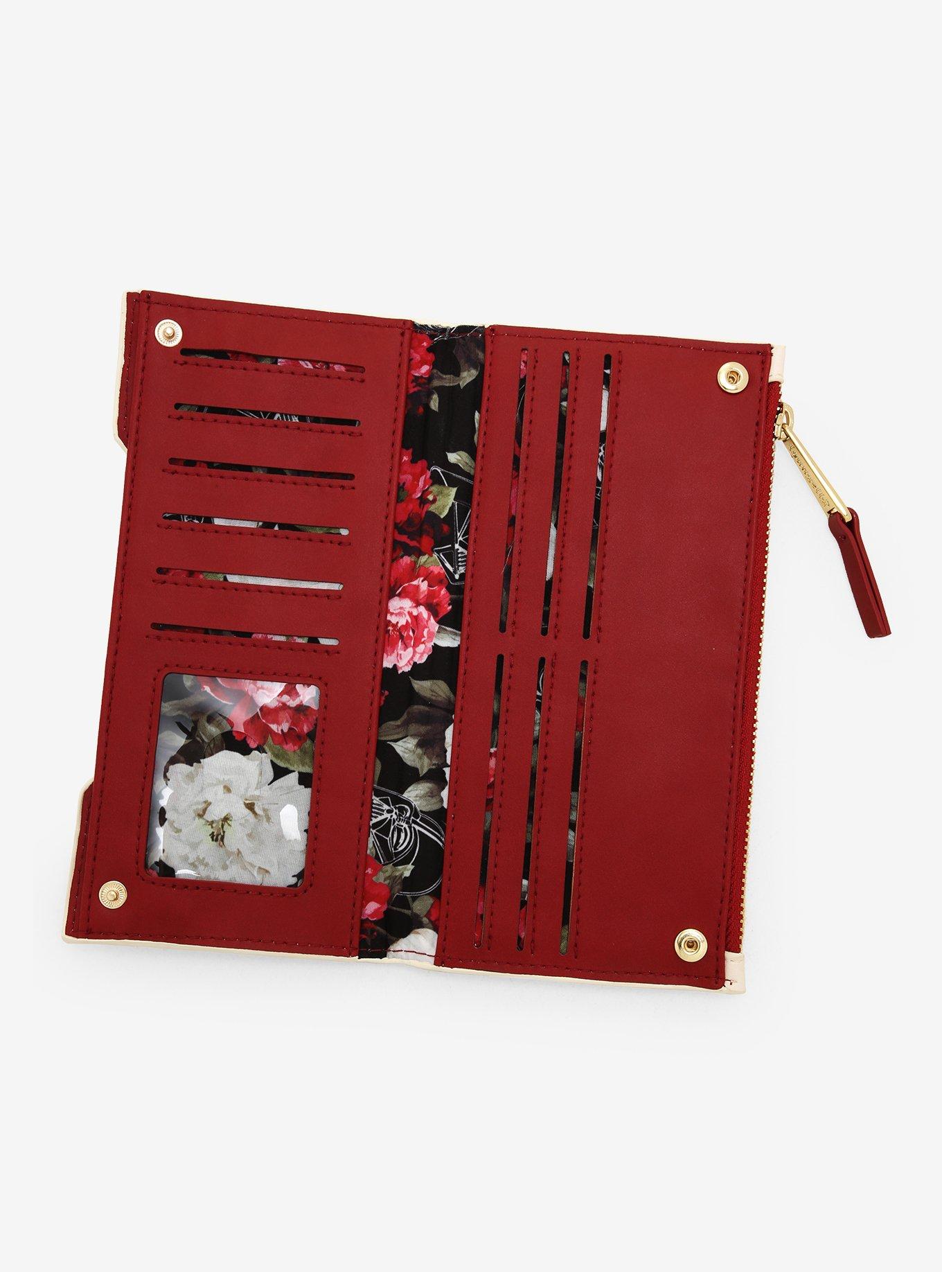 Loungefly Star Wars Darth Vader Floral Wallet - BoxLunch Exclusive, , alternate