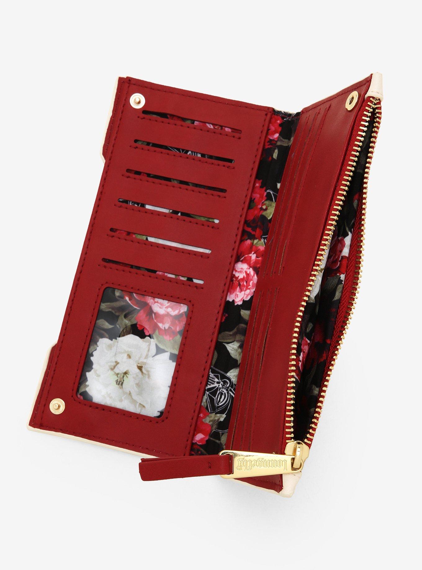 Loungefly Star Wars Darth Vader Floral Wallet - BoxLunch Exclusive, , alternate