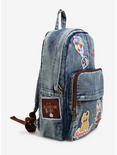 Loungefly Disney Pixar Up Patches Denim Backpack - BoxLunch Exclusive, , alternate