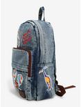 Loungefly Disney Pixar Up Patches Denim Backpack - BoxLunch Exclusive, , alternate