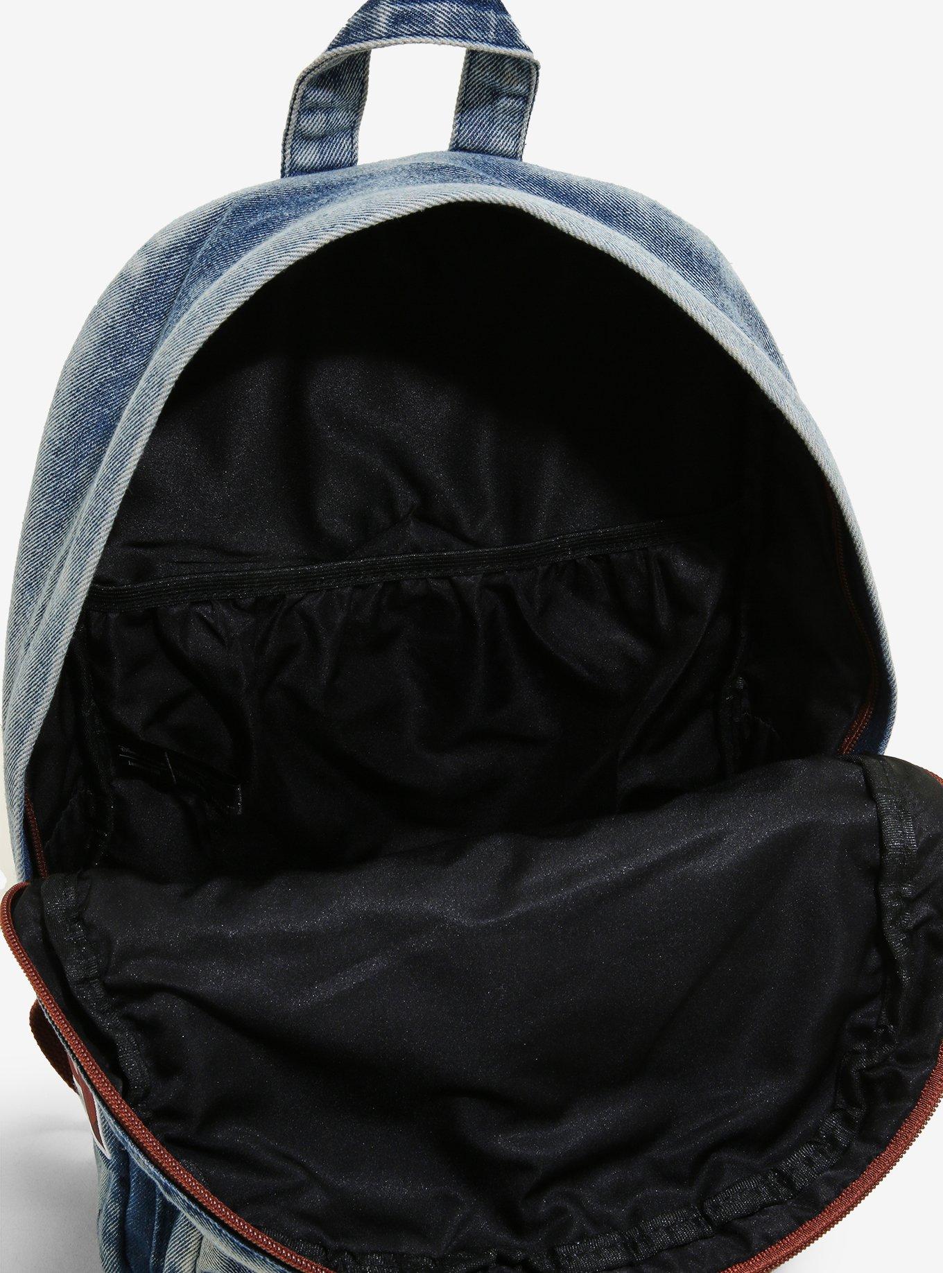 Loungefly Disney Pixar Up Patches Denim Backpack - BoxLunch Exclusive, , alternate