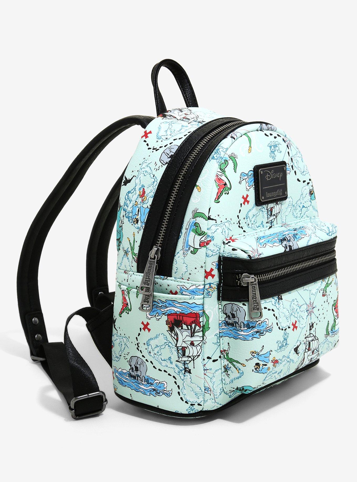 Loungefly Disney Peter Pan Map Mini Backpack - BoxLunch Exclusive, , alternate
