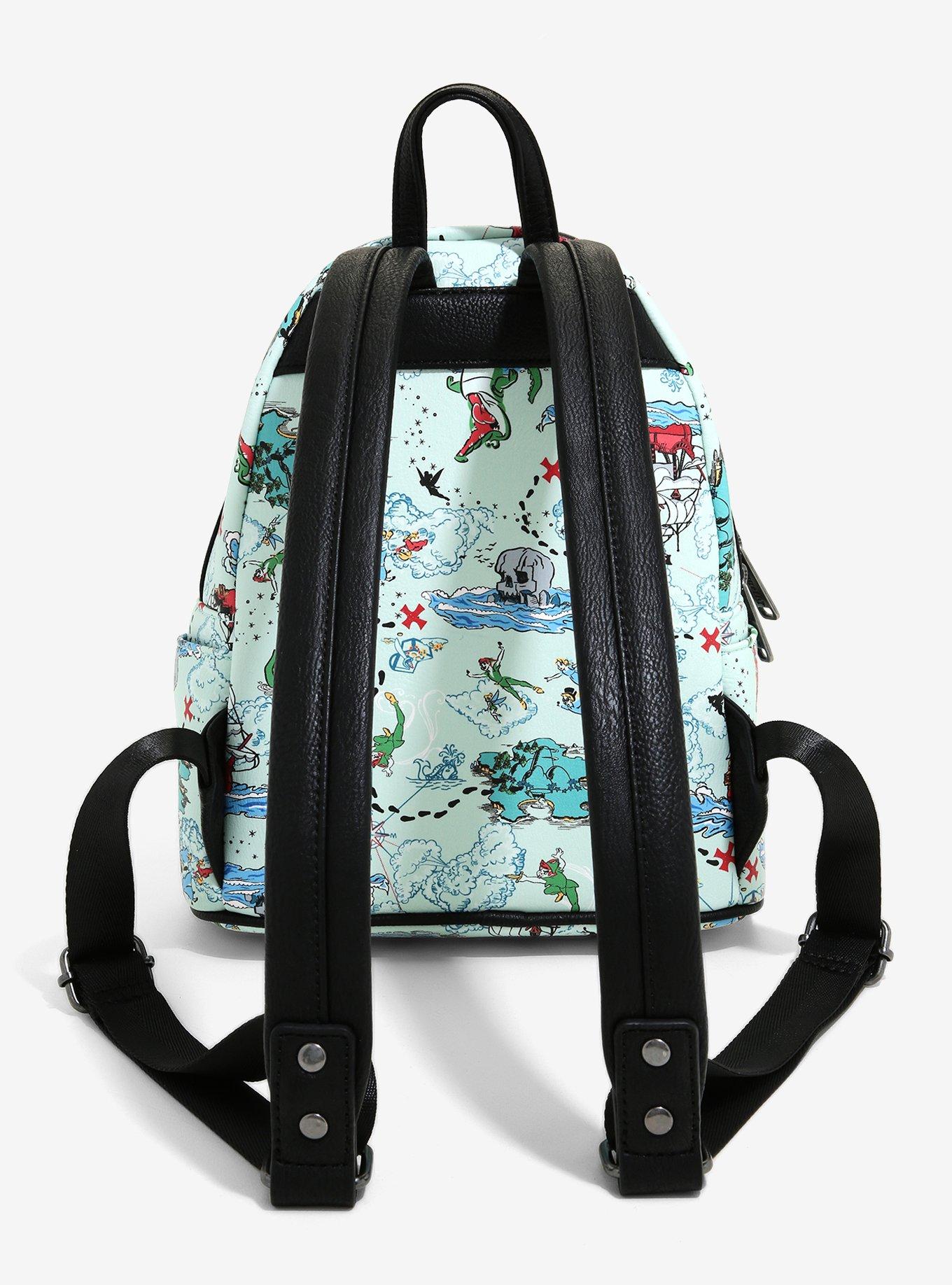 Loungefly Disney Peter Pan Map Mini Backpack - BoxLunch Exclusive, , alternate