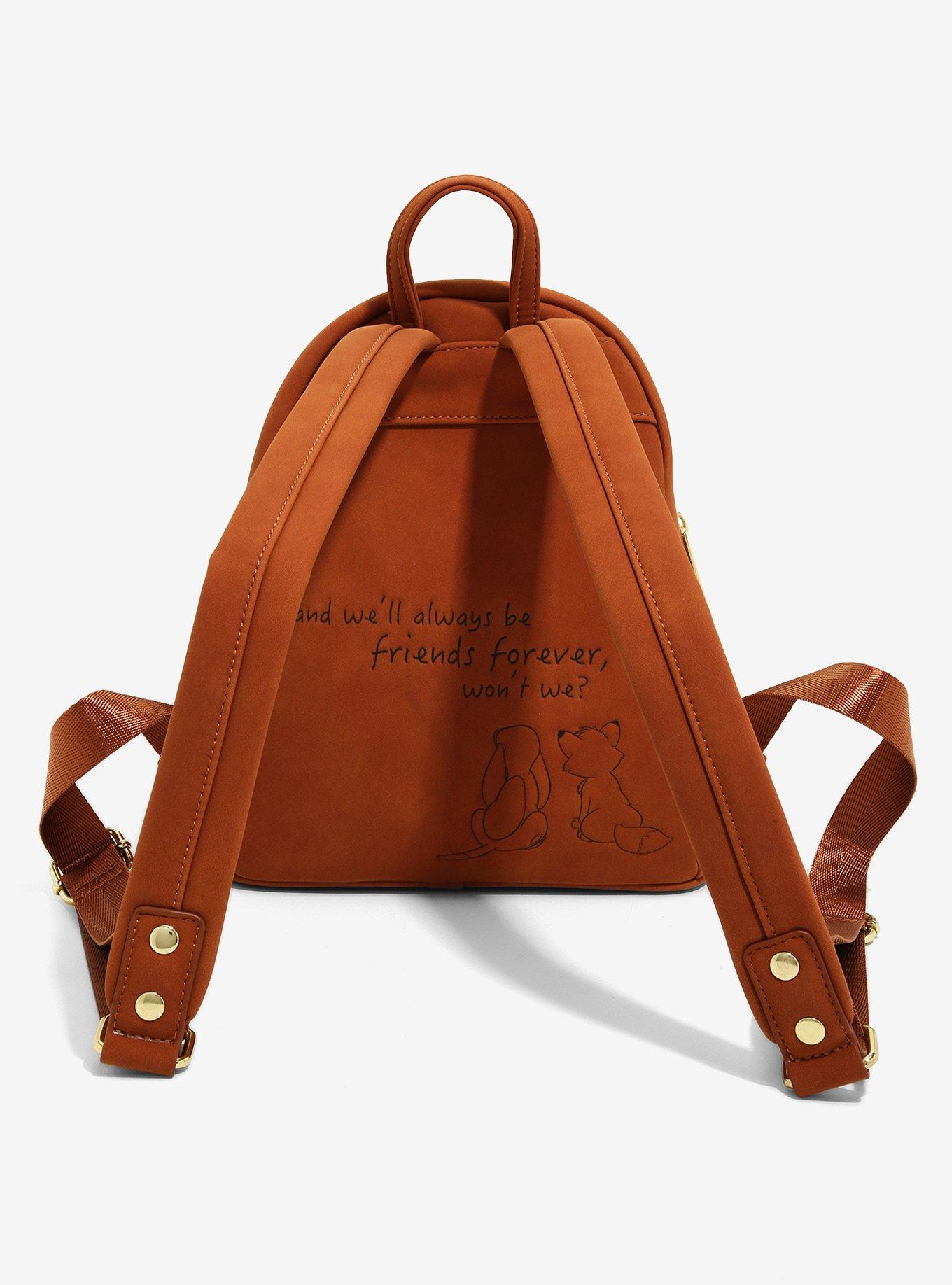 Loungefly disney the fox and the hound meeting mini backpack sale