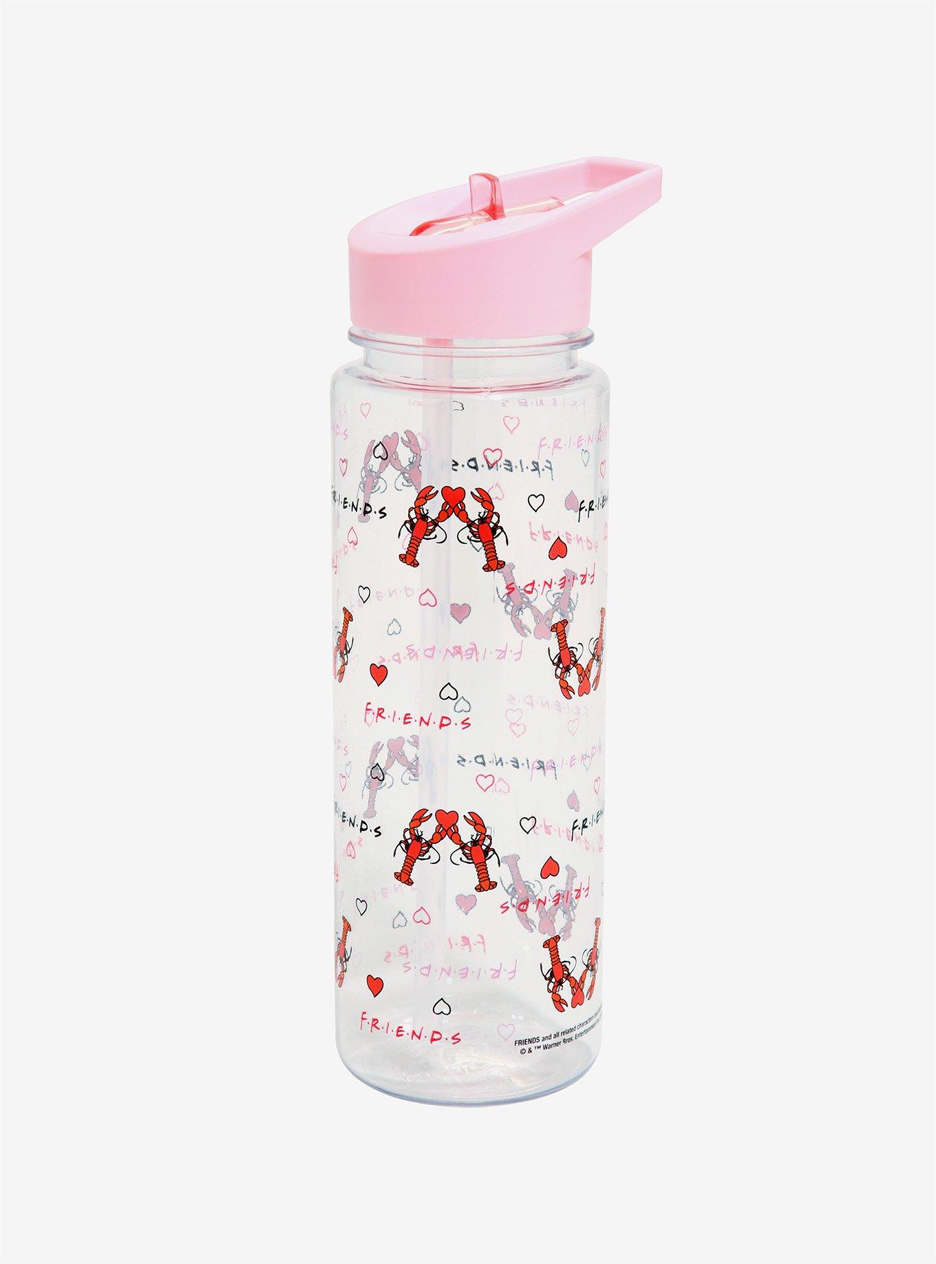 Friends Lobsters & Hearts Water Bottle, , alternate