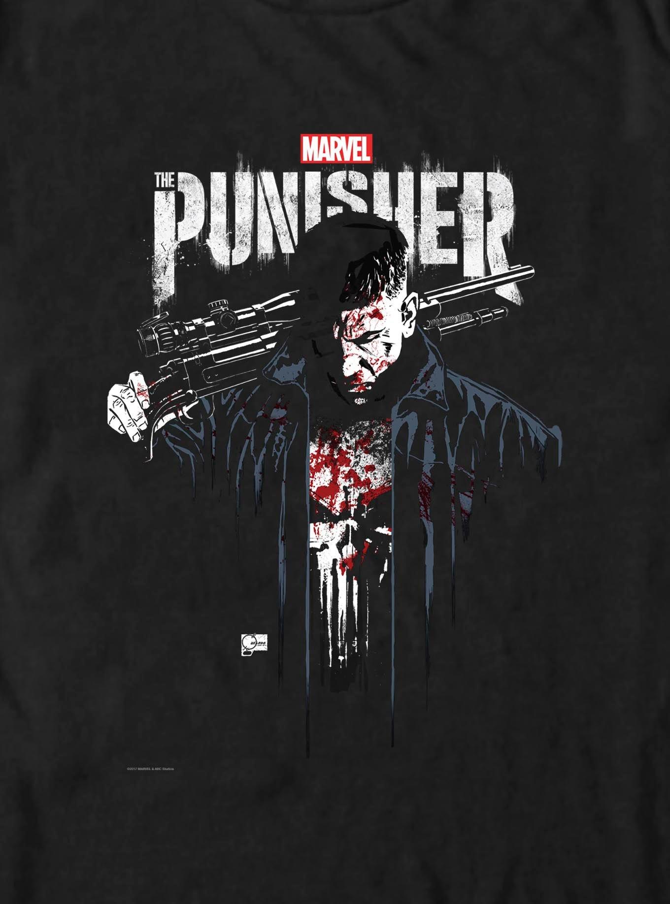 Marvel Punisher Downfall T-Shirt, , hi-res
