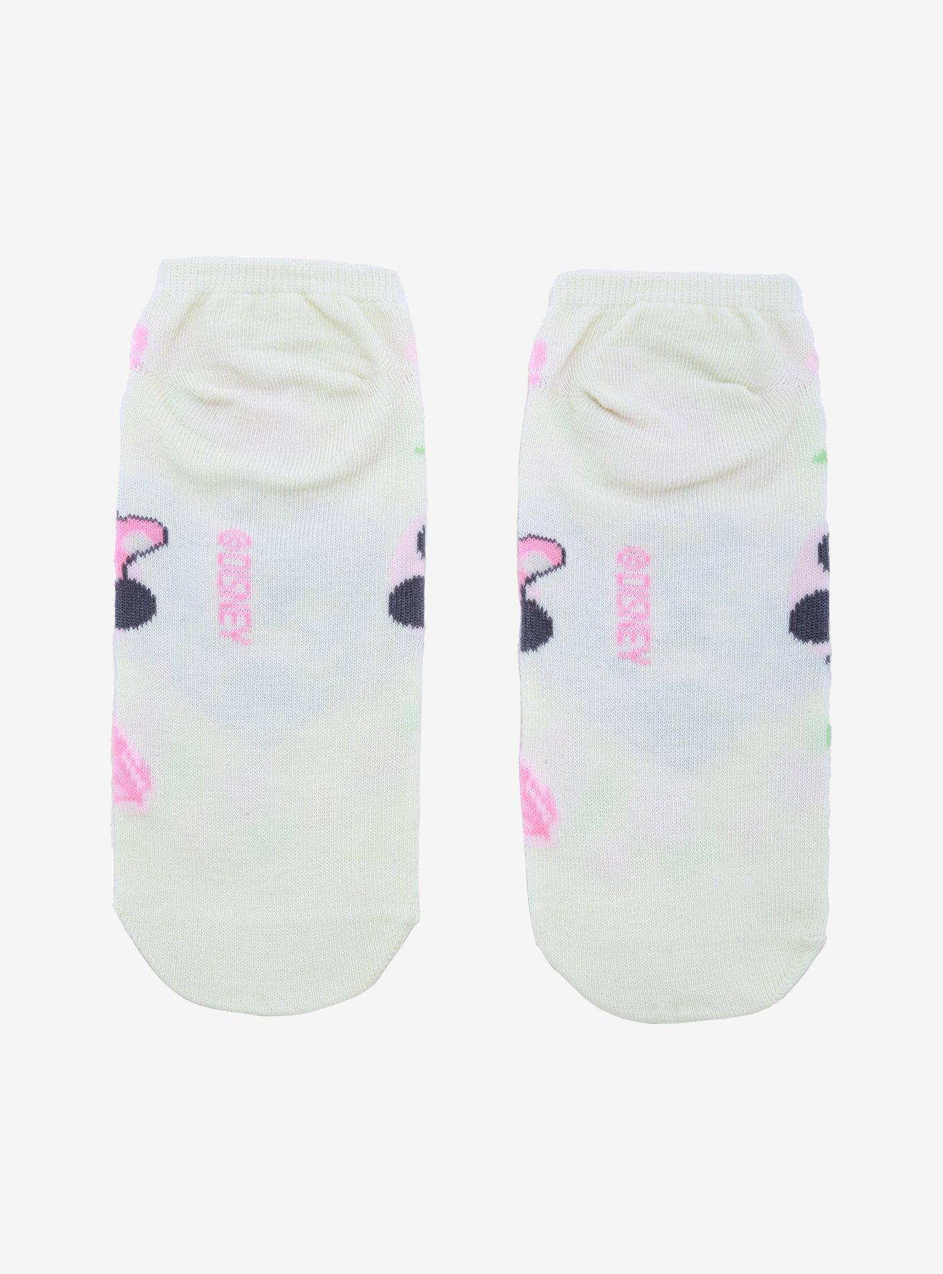 Disney Mickey Mouse & Minnie Mouse Kiss No-Show Socks, , alternate