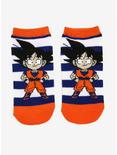 Dragon Ball Z Goku Chibi Stripe No-Show Socks, , alternate