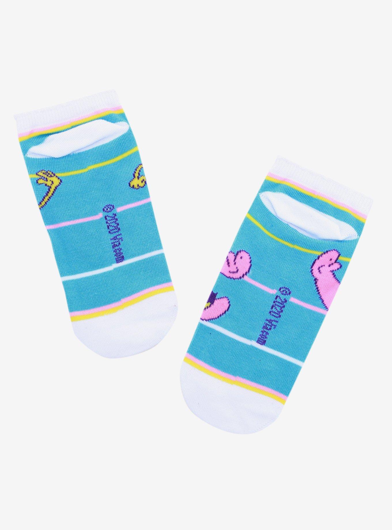 SpongeBob SquarePants High Five No-Show Socks, , alternate