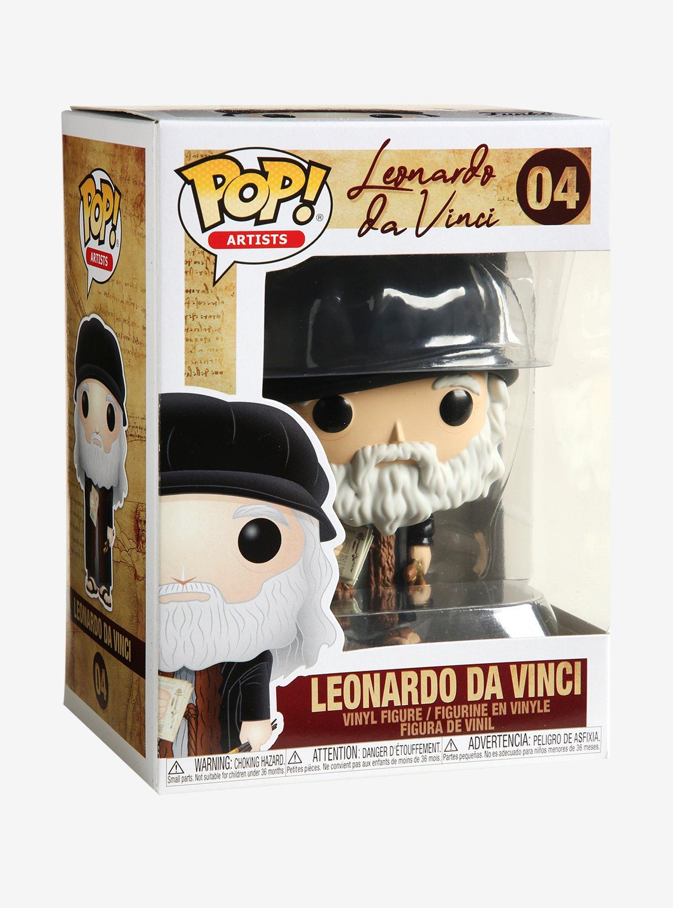 Funko Leonardo Da Vinci Pop! Artists Leonardo Da Vinci Vinyl Figure, , alternate