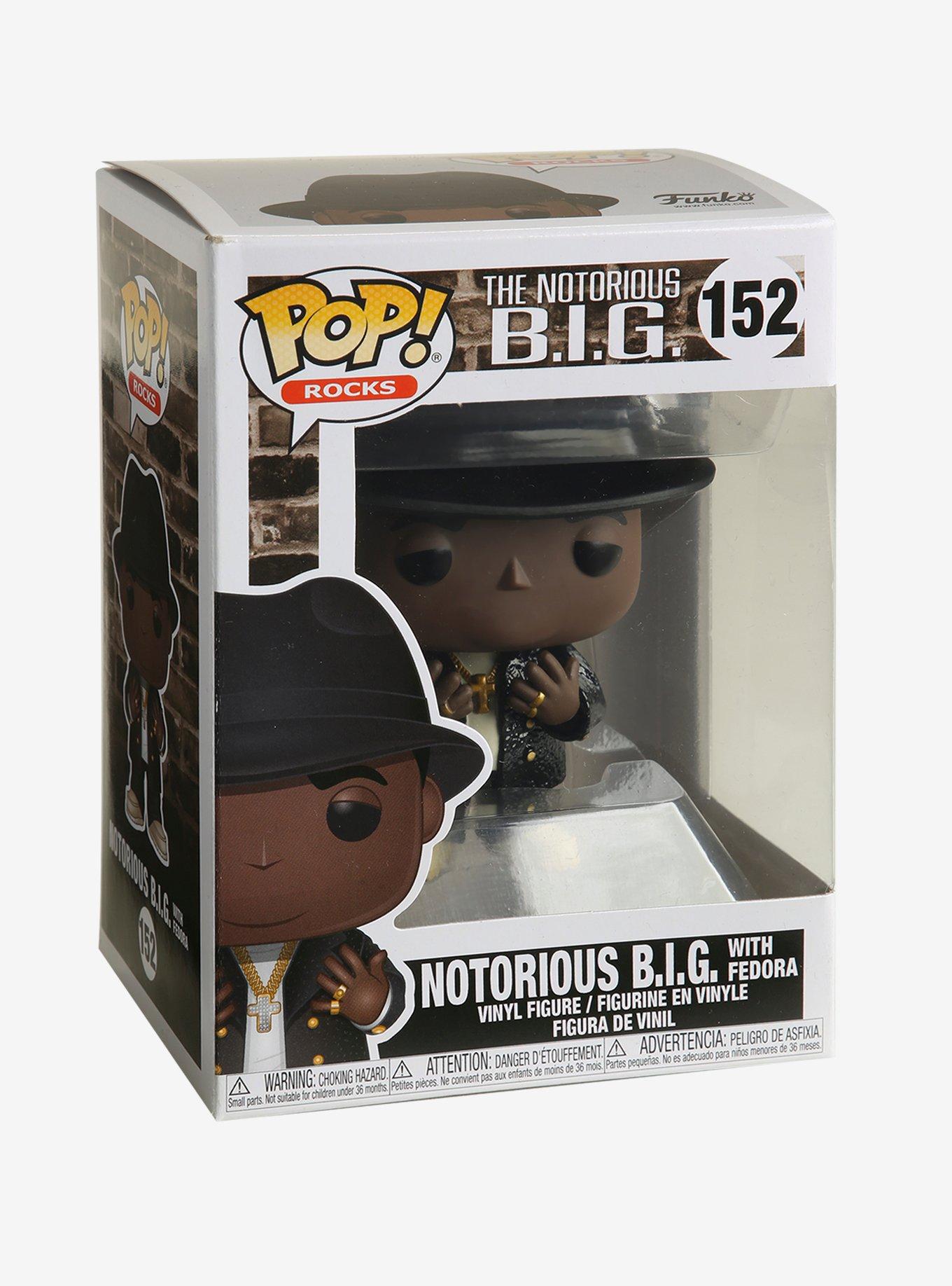 Funko The Notorious B.I.G. Pop! Rocks Notorious B.I.G. With Fedora Vinyl Figure, , alternate