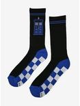 Doctor Who TARDIS & Checkered Sole Crew Socks, , alternate