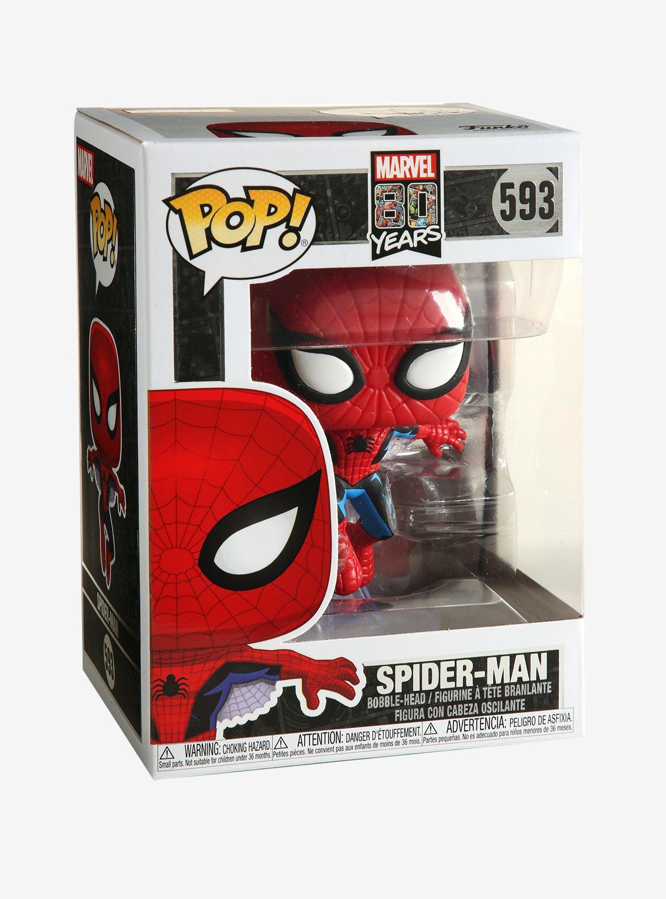 Funko Marvel 80 Years Pop! Spider-Man Vinyl Bobble-Head, , alternate