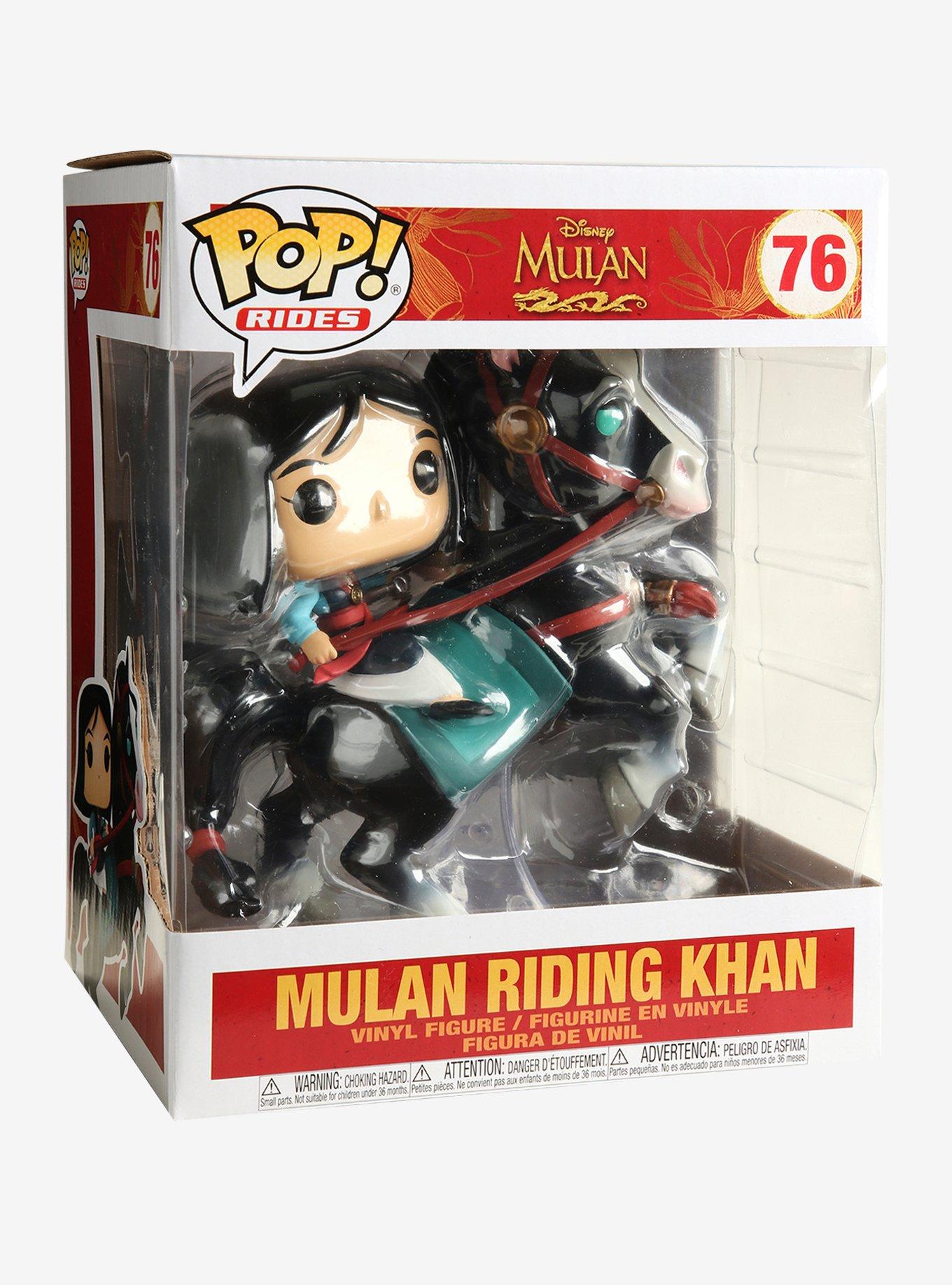 Funko Disney Mulan Pop! Rides Mulan Riding Khan Vinyl Figure, , alternate