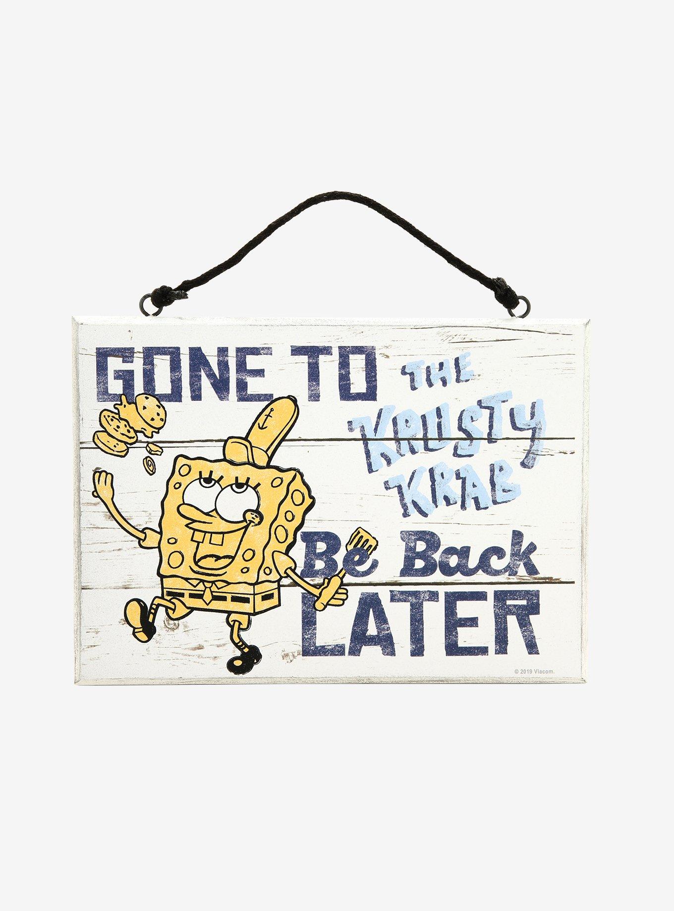 SpongeBob SquarePants Bikini Bottom Reversible Door Sign, , alternate