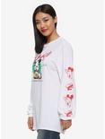 Disney Mickey Mouse Patience Women's Long Sleeve T-Shirt - BoxLunch Exclusive, WHITE, alternate