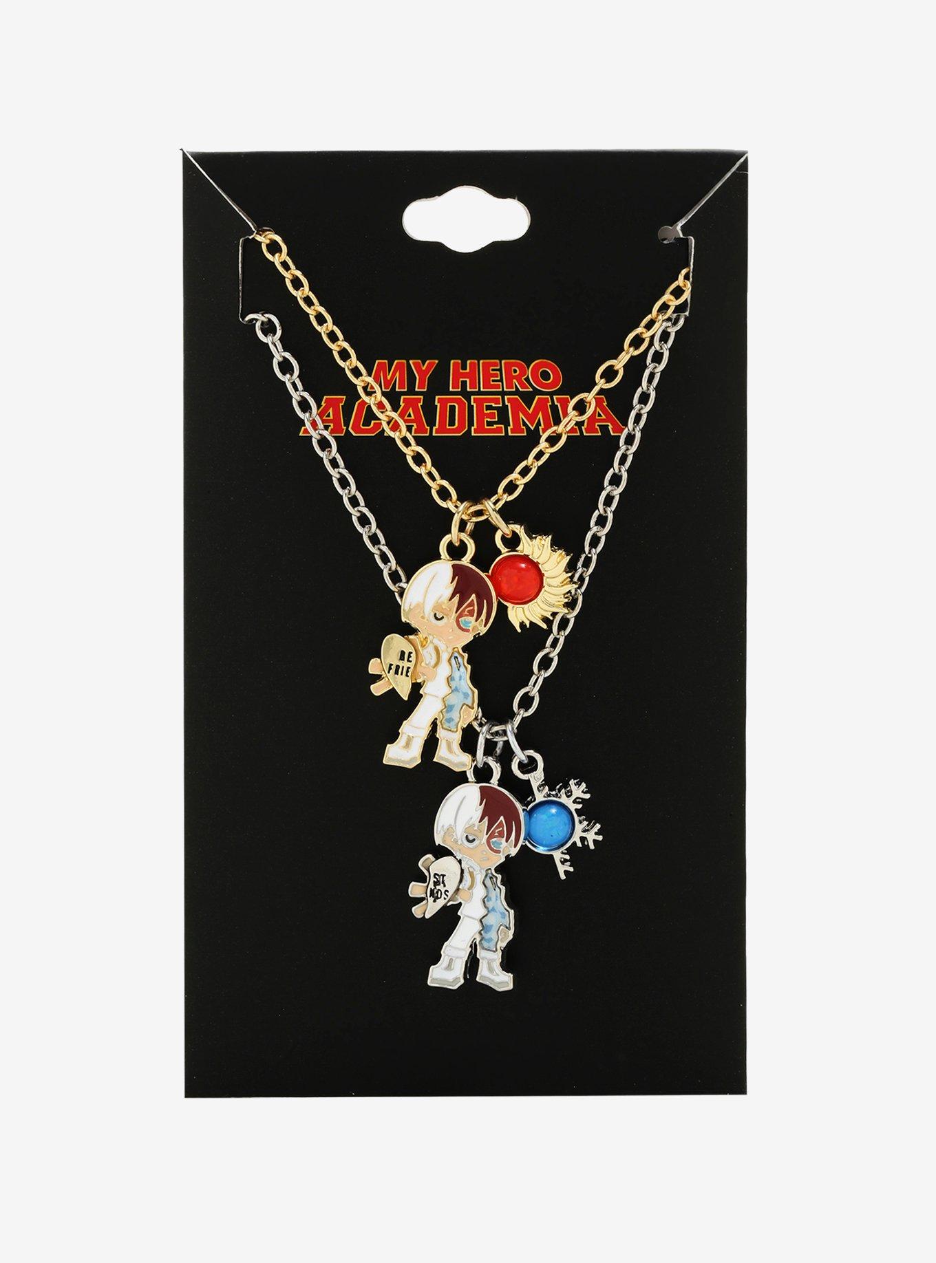 My Hero Academia Todoroki Best Friend Necklace Set, , alternate