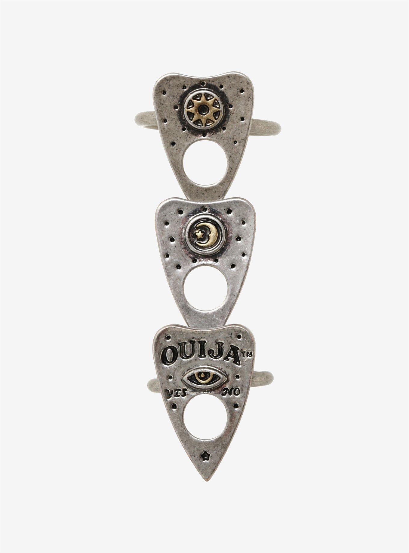 Ouija Planchette Armor Ring, , alternate