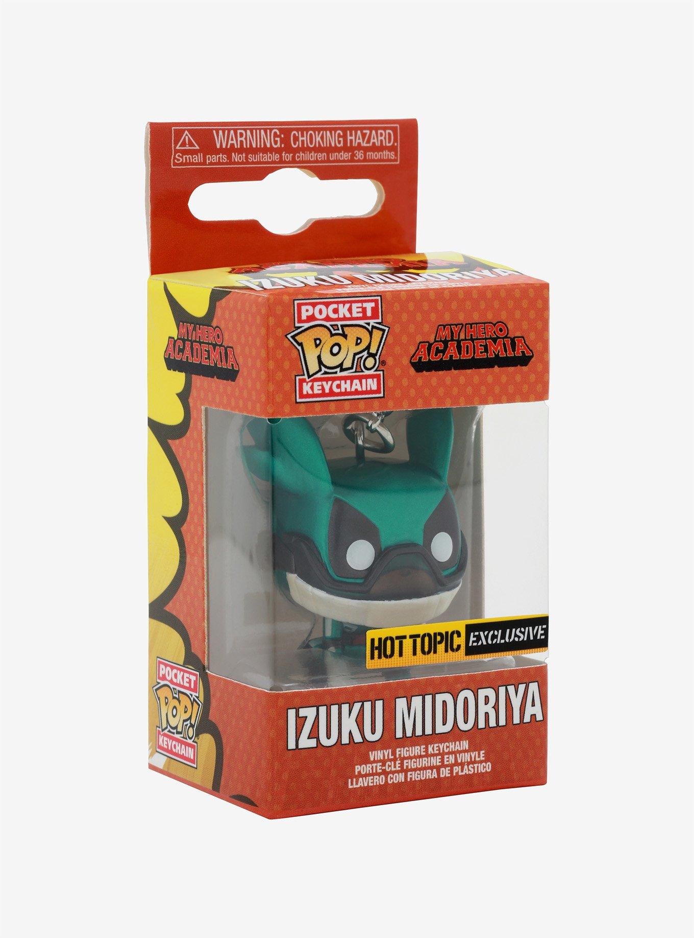 Funko My Hero Academia Pocket Pop! Izuku Midoriya (Metallic) Vinyl Key Chain Hot Topic Exclusive, , alternate