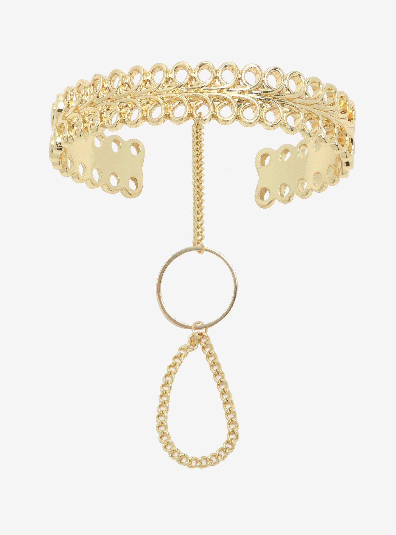 DC Comics Birds Of Prey Black Canary Hand Cuff Bracelet, , alternate