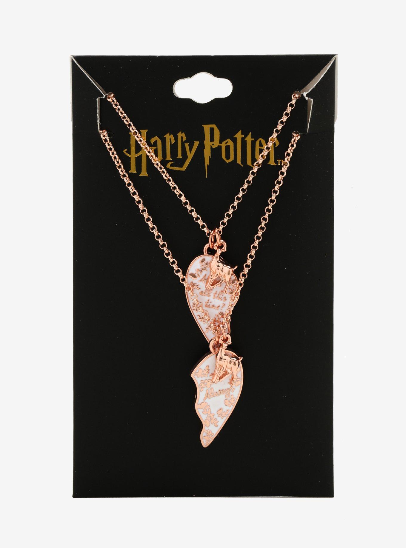 Harry Potter Always Heart Best Friend Necklace Set, , alternate