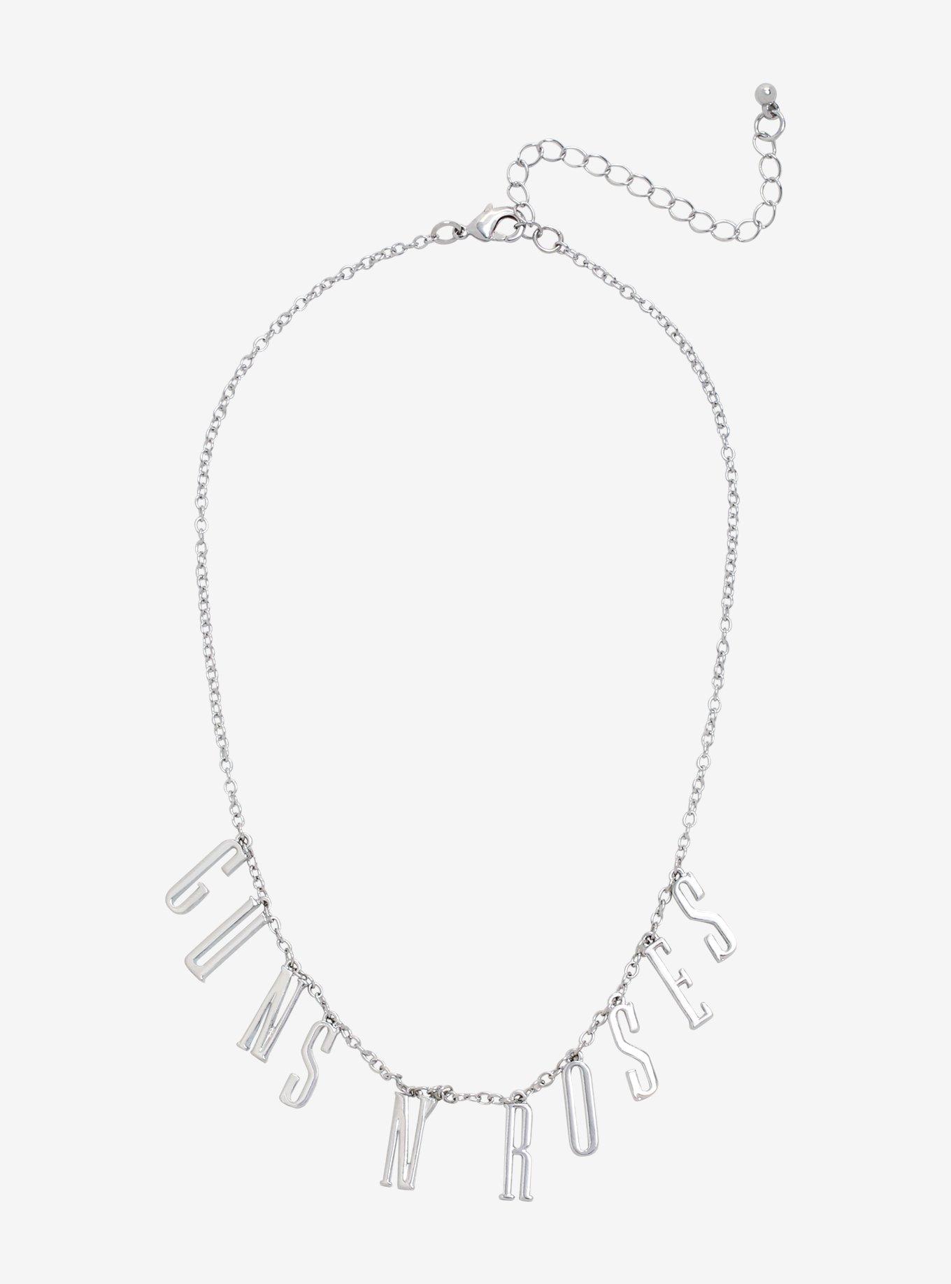 Guns N' Roses Letter Choker, , alternate
