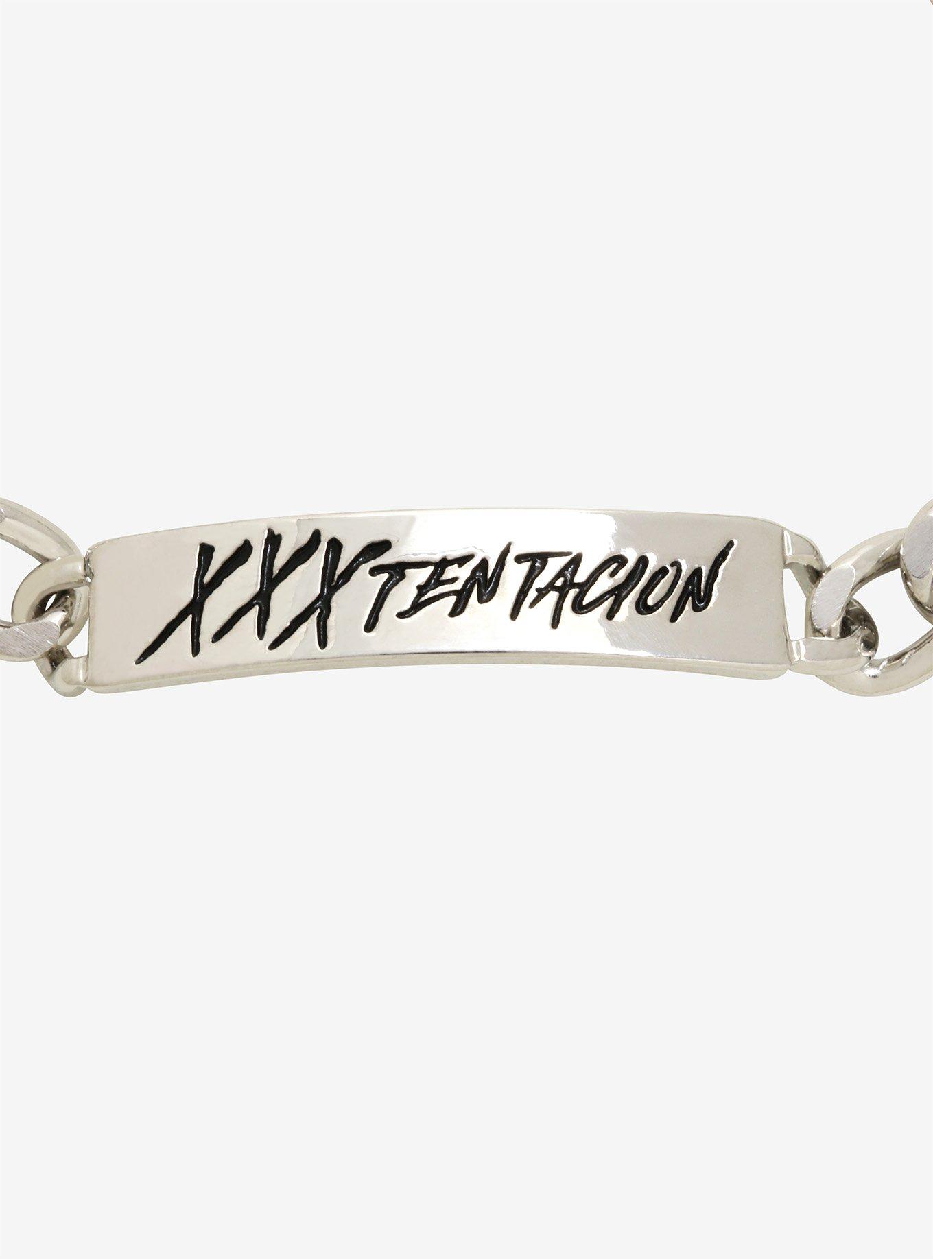 XXXtentacion Logo Chain Bracelet, , alternate