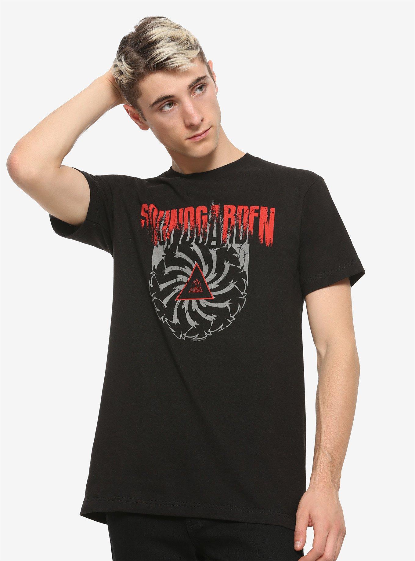Soundgarden Badmotorfinger Album Cover T-Shirt, BLACK, alternate