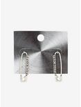 F*ck Off Safety Pin Earrings, , alternate