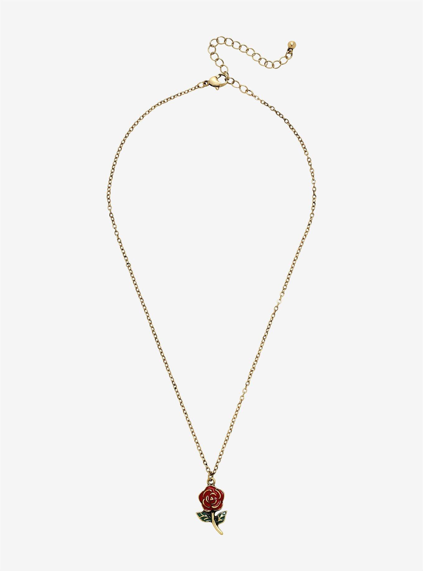 Rose Love Dainty Necklace, , alternate