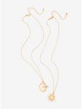 Sun Moon Opal Best Friend Necklace Set, , alternate