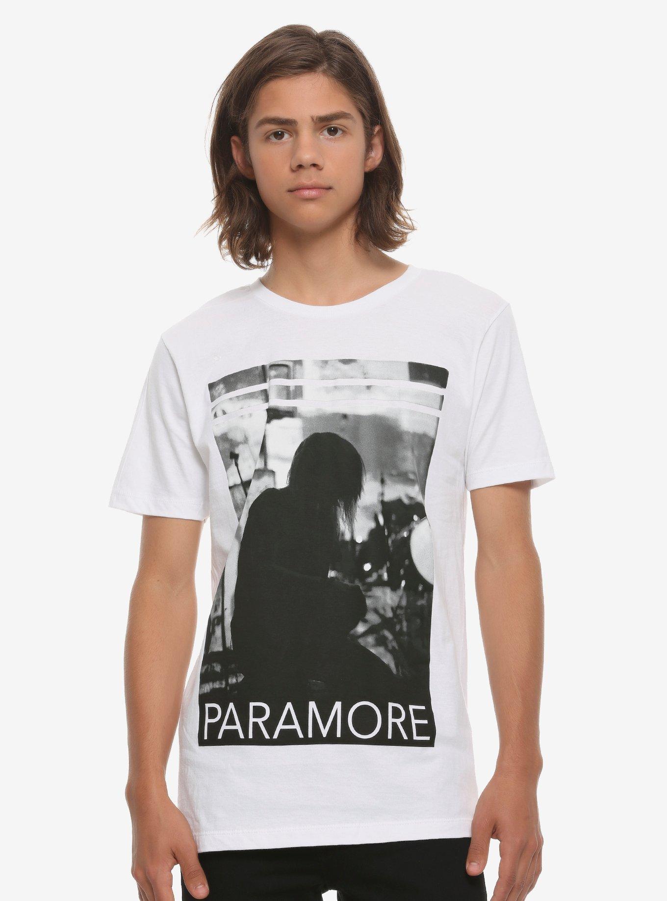 Paramore Silhouette Photo T-Shirt, WHITE, alternate