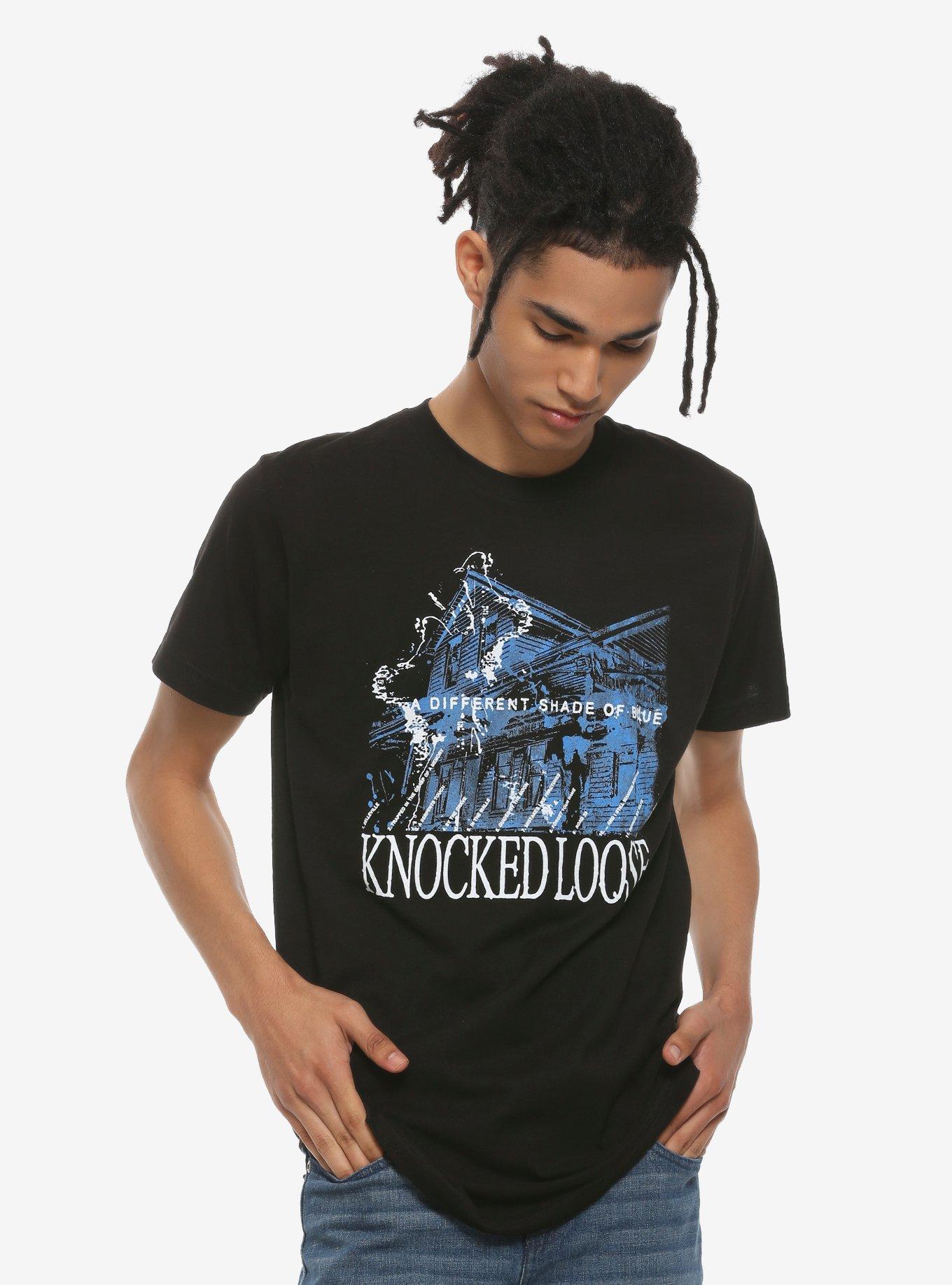 Knocked Loose A Different Shade Of Blue T-Shirt, BLACK, alternate